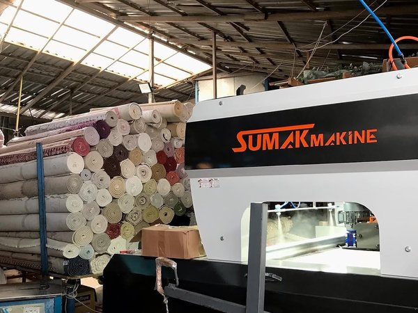 Otomatik halı yıkama parkurumuz ve depolama alanı