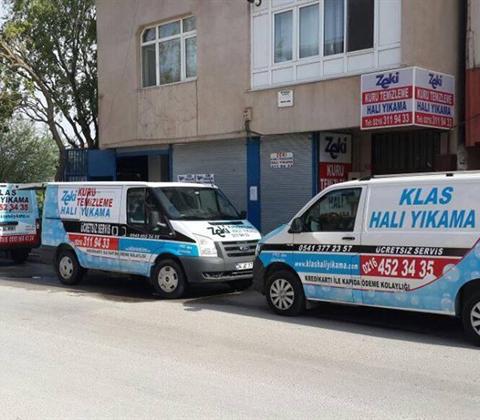 Klas Halı Yıkama servis filosu